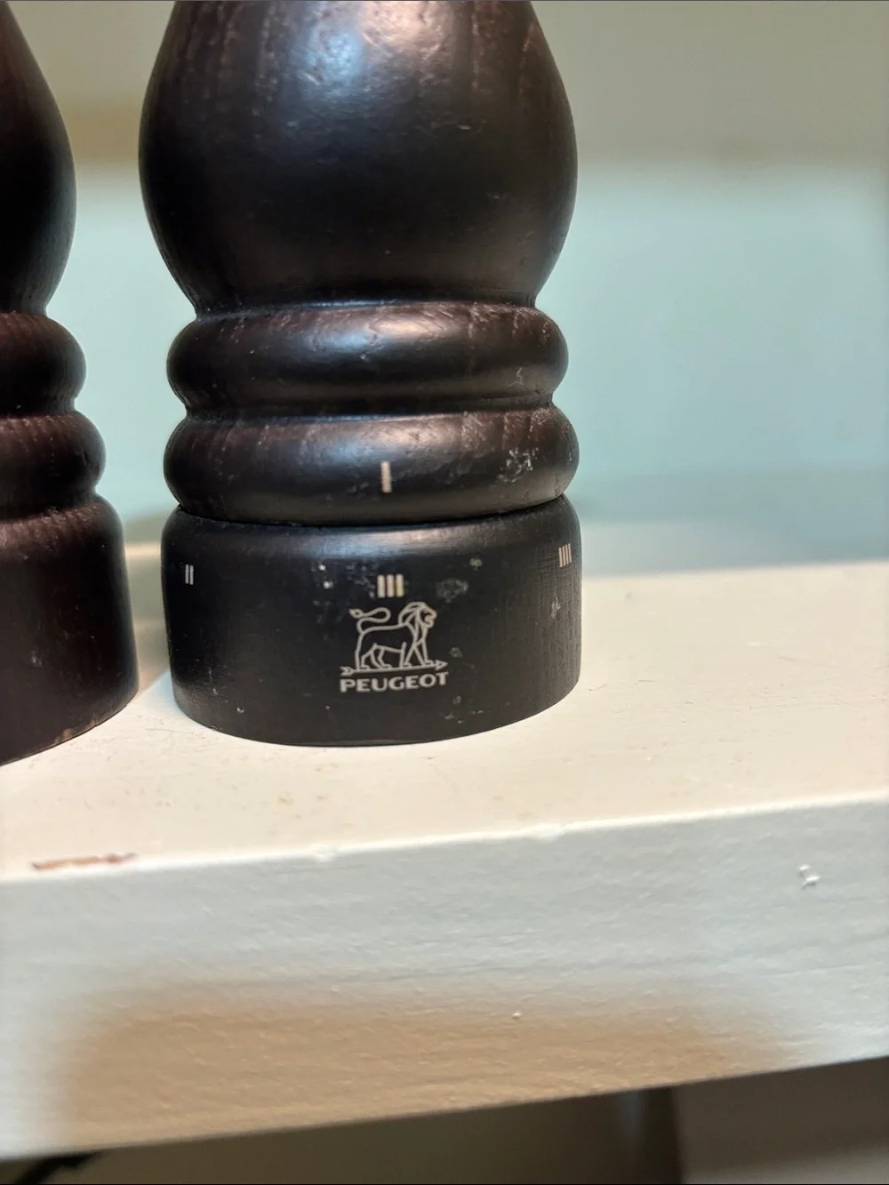 Peugeot Dark Wood Pepper and Salt Mills - Pair